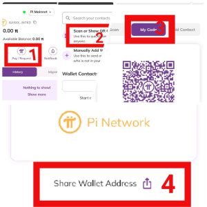How to receive pi coin - how to find your pi wallet address 